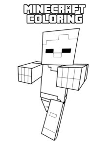 minecraft desenho para colorir