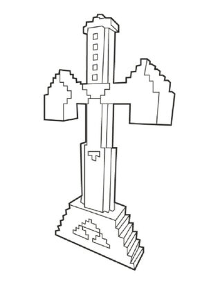 minecraft para colorir