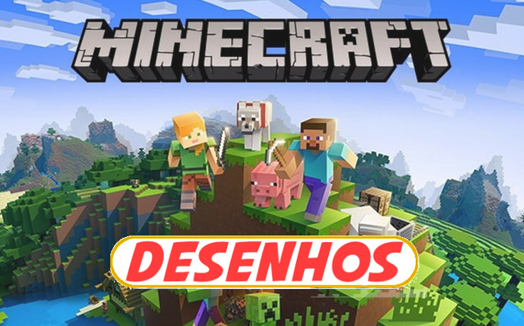 Minecraft para colorir 