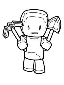minecraft para colorir