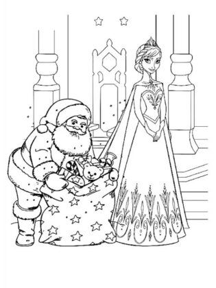 papai noel desenho