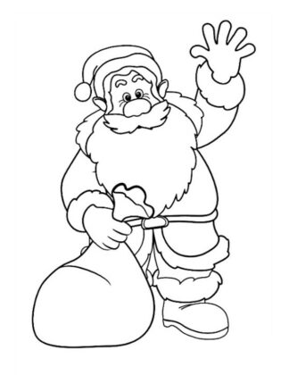 papai noel desenho