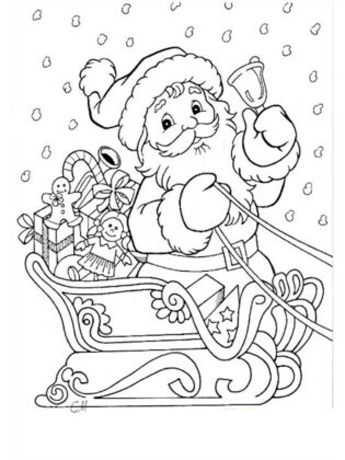 papai noel desenho