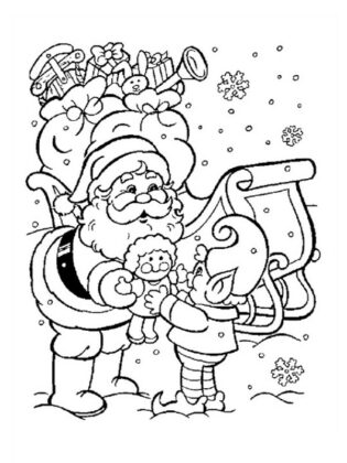 papai noel desenho