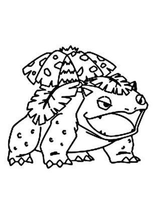 bubasauro pokemon para colorir