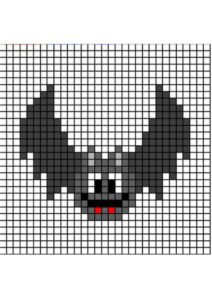 desenhos pixel art halloween