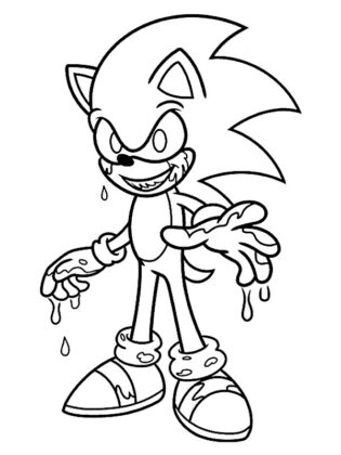 desenhos sonic exe