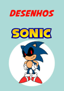 Desenhos para colorir do Sonic Exe para crianças - Desenhos para colorir  para impressão grátis