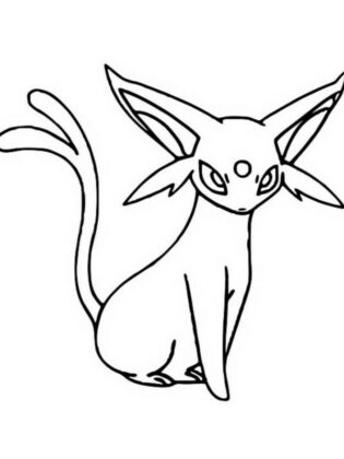 eevee evolucoes para colorir