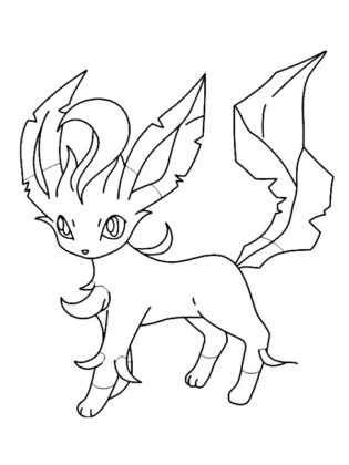 eevee evoluções para colorir