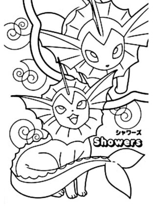 eevee para colorir
