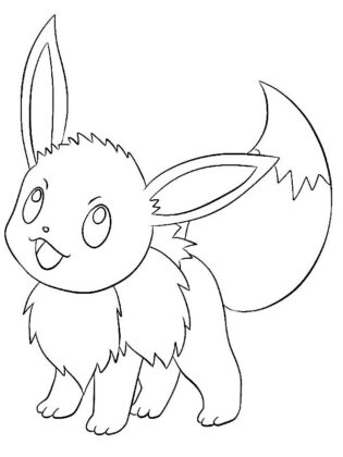 eevee para colorir