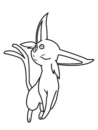 eevee para colorir