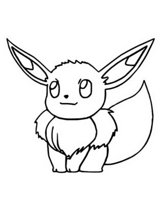eevee para colorir