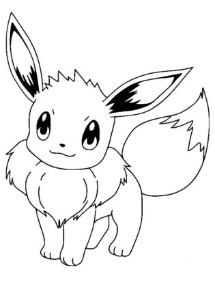 eevee para colorir