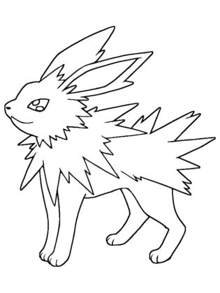 evolucoes do eevee para colorir