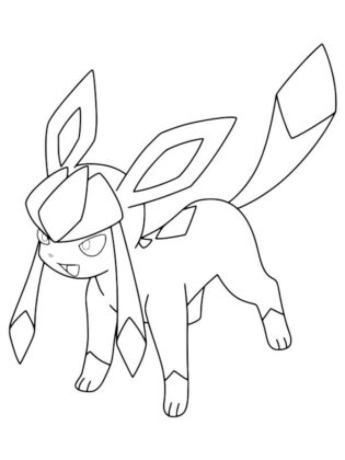 evolucoes do eevee para colorir