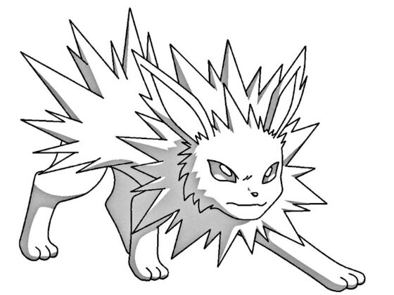 evoluções eevee para colorir