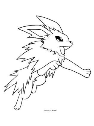 evoluções eevee para colorir