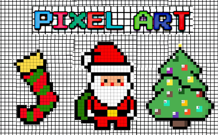 pixel art natal