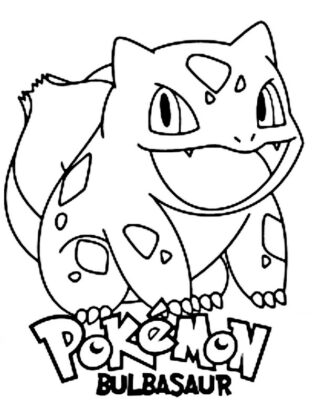 pokemon para colorir bubasauro