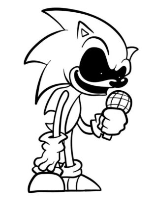 sonic exe para imprimir