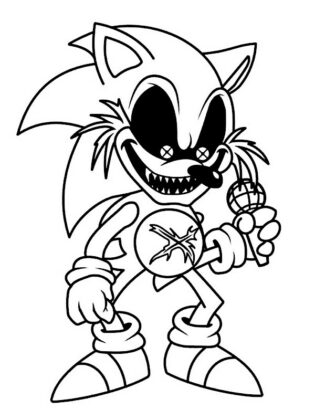 sonic exe para imprimir