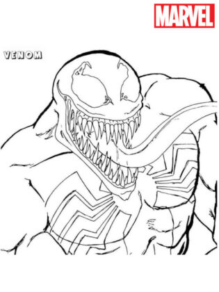 venom desenhos