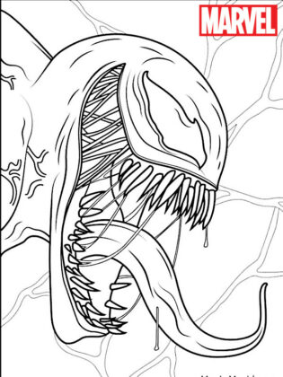 venom desenhos