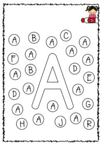 desenho com a letra a