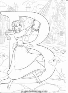 desenho com a letra b