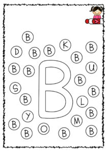 desenho com a letra b