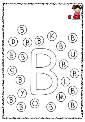 desenho com a letra b