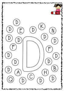 desenho com a letra d