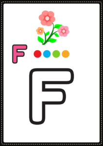 desenho com a letra f