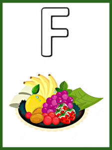 desenho com a letra f