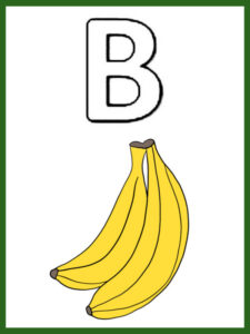 desenhos com a letra b