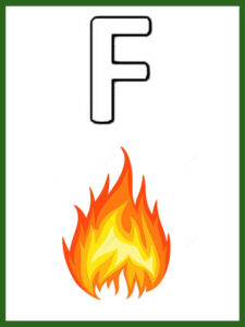desenhos com a letra f