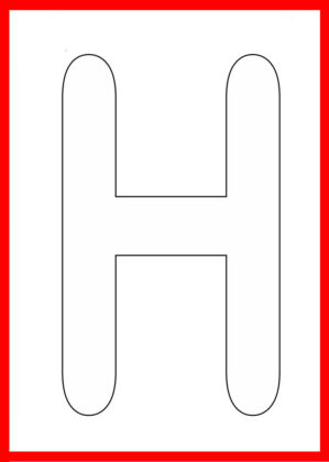 desenhos com a letra h