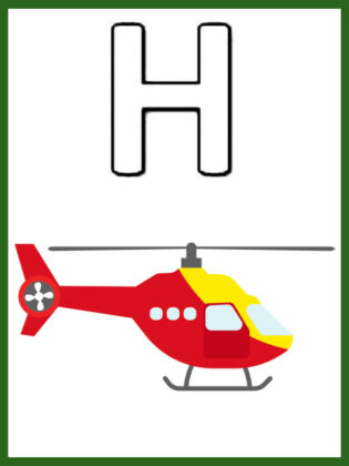 desenhos com a letra h