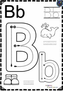 letra b para colorir