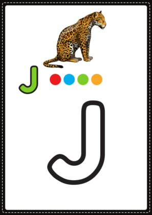 letra j para colorir