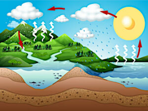 ciclo da agua desenho