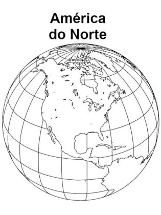 desenho do planeta terra para colorir