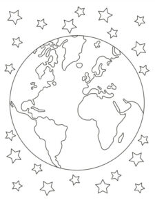 desenhos do planeta terra