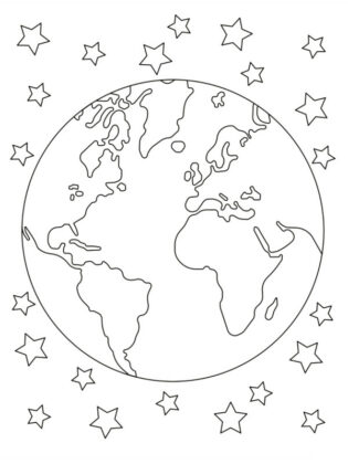 desenhos do planeta terra
