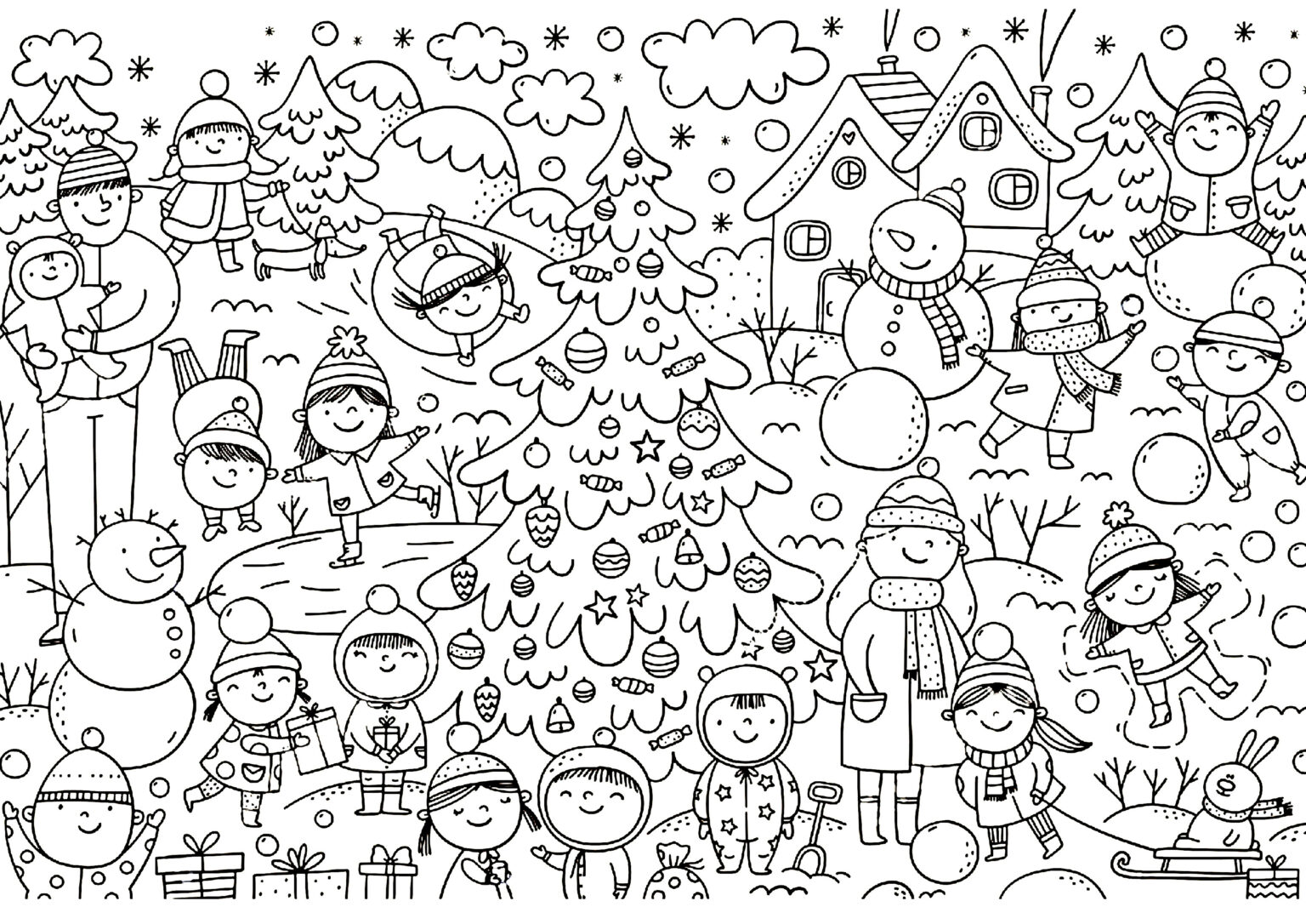 Desenhos para Colorir Grandes : 20 imagens para imprimir