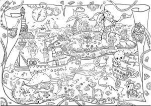 desenhos grandes para colorir