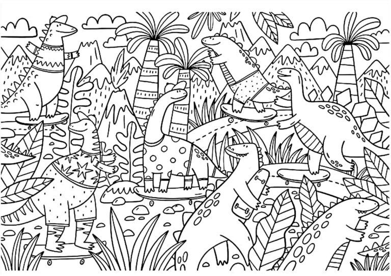 Desenhos para Colorir Grandes : 20 imagens para imprimir