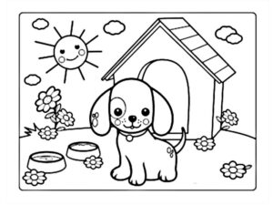 cachorrinho desenho para colorir